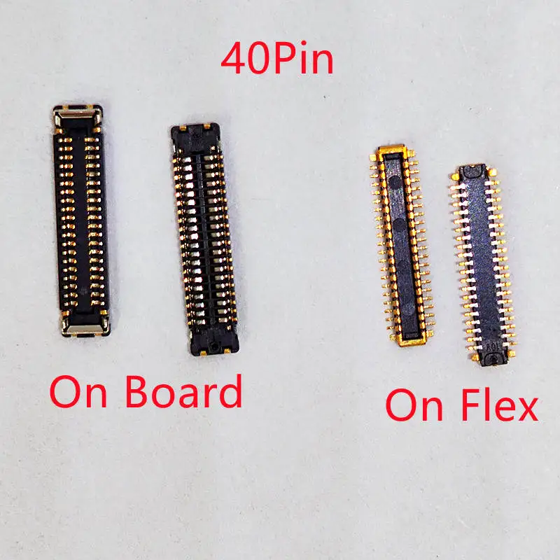 5-20szt Wyświetlacz LCD Flex FPC Złącze 40pin Dla Xiaomi Redmi Note8pro Note 8 7 Pro Hongmi 7pro 8Pro Wtyczka na płycie