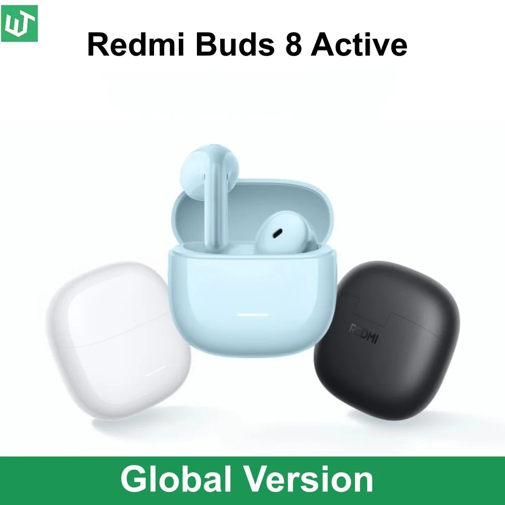 

Новые Redmi Buds 8 Active, глобальная версия, с двойным микрофоном и ИИ-шумоподавлением для звонков, 37 часов автономной работы, подавление шума ветра до 6 м/с