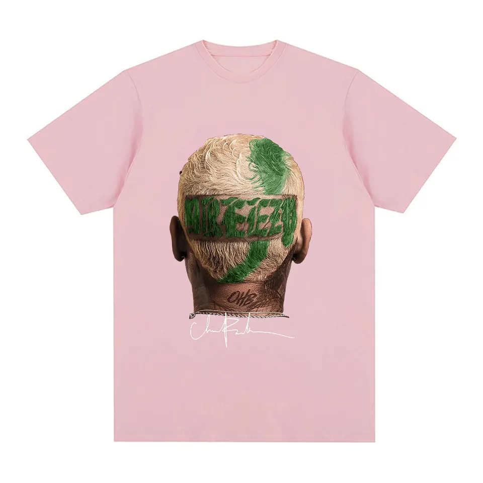 Rapper Chris Brown T-shirt Breezy Bowl XX Tour 2025 T-Shirts Men