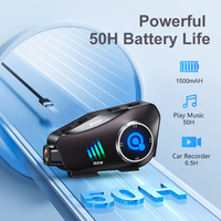 Q28 Bluetooth Motorcycle Helmet Headset 1080P HD Video Dashcam Wide-angle Lens Wireless Camera Waterproof motorbike Recorder
