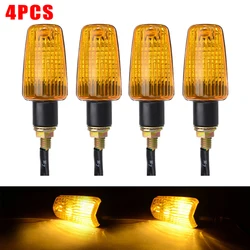 4PCS 12V Motorcycle Blub Turn Signal Lamp Turning Indicators Light Blinkers Signal Amber Bike Motorcycle Accessories