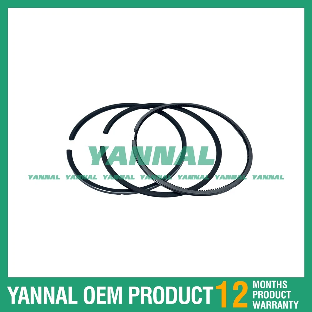 4 Set Piston Ring For Yanmar 4TNV86 Engine Parts (fit one engine)