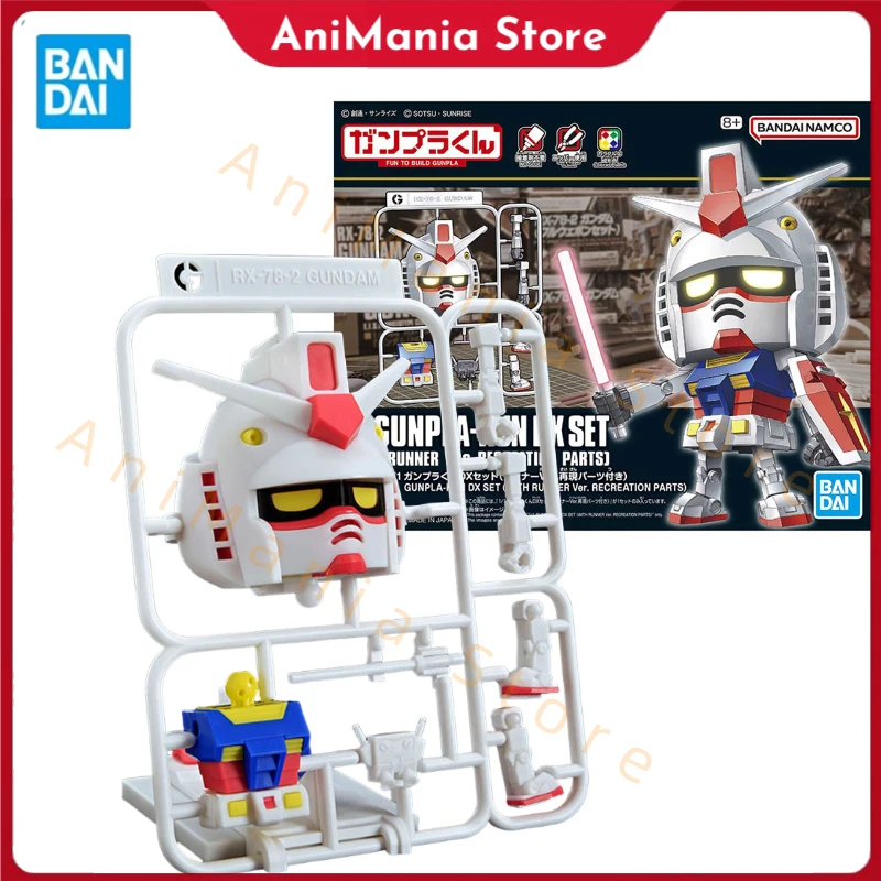 Bandai Gundam Model Kit 1/1 Gunpla-Kun DX Set Zakupla-Kun Char Zaku-Kun Action Figure Gunpla Anime Figuren Spielzeug Jungen Geschenk