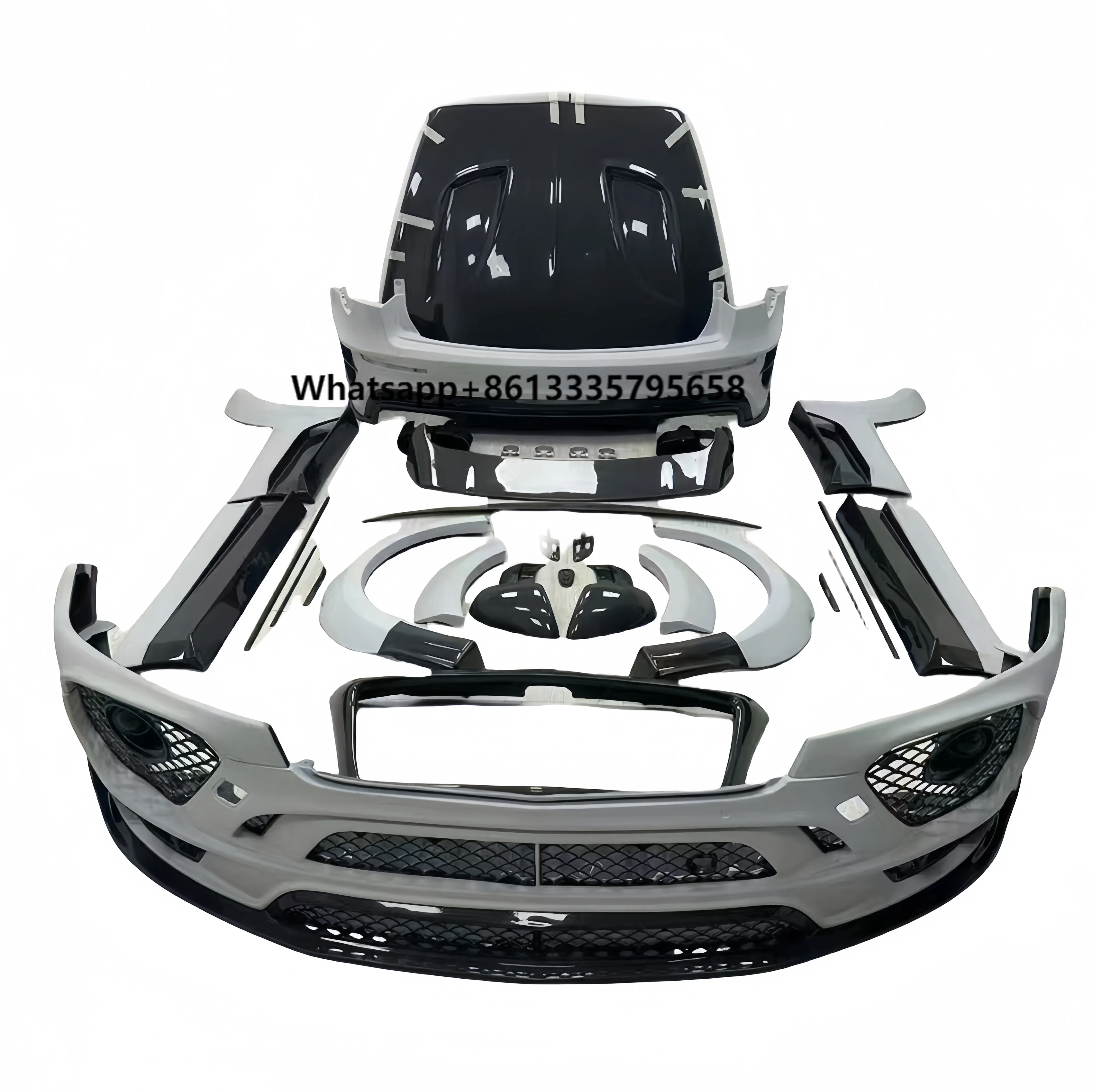 

Suitable for Bentley Bentayga Modified Mansory Kit Upgrade and Modification Hood Front Bumper Center Grille Grill Rear Bumper
