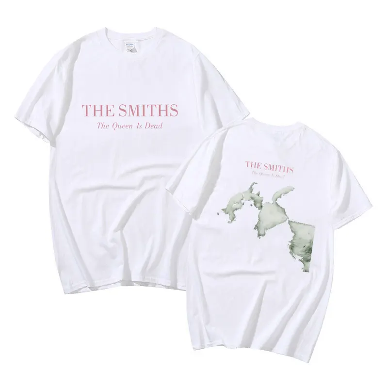 Limited British Rock Band The Smiths The Queen Is Ad Cat T-shirt Short Sleeve Male T Shirt Oversized Men Vintage Gothic Tees - Image 3