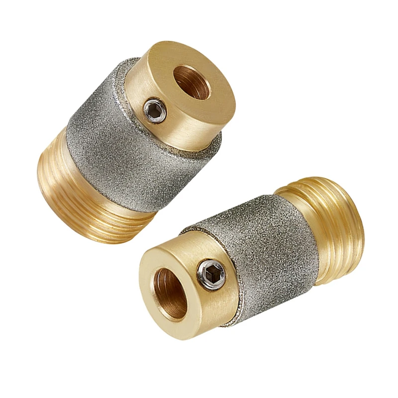 1 Or 5 Piece 1 Inch 5/8 Inch Diamond Glass Spiral Grinding Head For Glass Stone Ceramic Grinding Tools Glass Stone Stained Glass