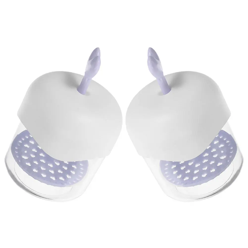 2Pcs Transparent Foaming Device for Face Cleanser – Quick Dense Bubble Maker, Travel-Friendly Skincare Foam Whisk