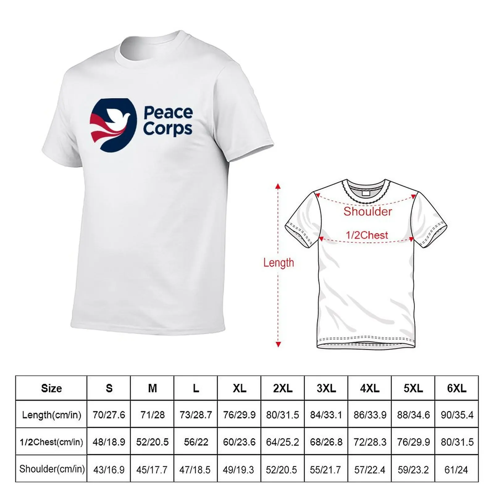 Peace Corps T-Shirt Blouse cheap stuff mens white t shirts