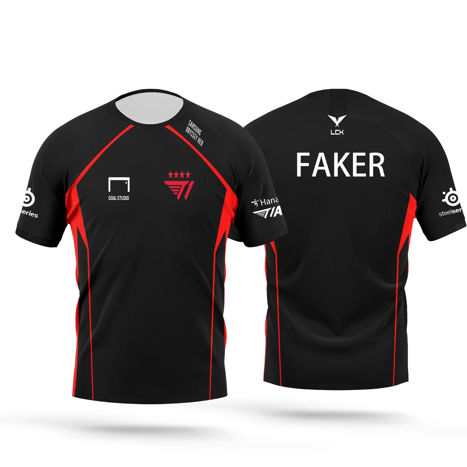 T1 Team Faker2024 New Esports Game Enthusiast League Of Legends Competition Competition Summer Men's And Women's T-Shirt