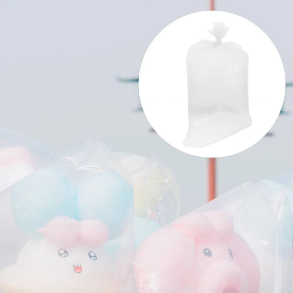 Marshmallow Bag With Tie Marshmallow Supplies Transparent Bag Plastic Bag Marshmallow Bag 100 Pieces