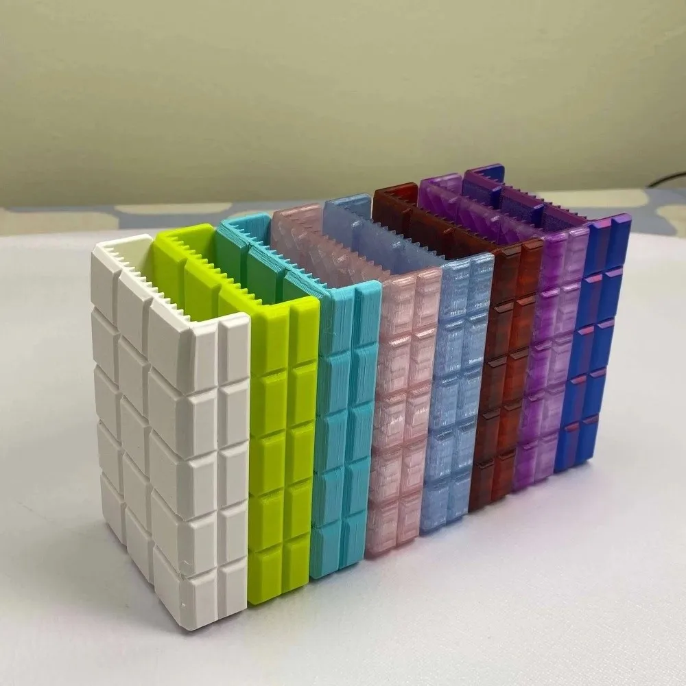 DIY Handmade 2.6mm Fuse Beads Aligner Tray Plastic Beads Mini Beans Storage Box Bean Tool 3D Printed Handheld Beading Tool Kit