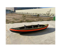 3 Person Inflatable Canoe Inflatable Fishing Rowing Boat PVC Inflatable Kayak With Paddle