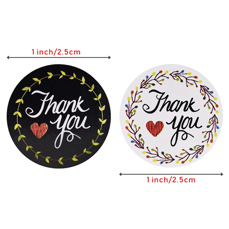 500 Pcs Thank You Stickers Seal Labels Scrapbooking Envelopes Seal Stickers