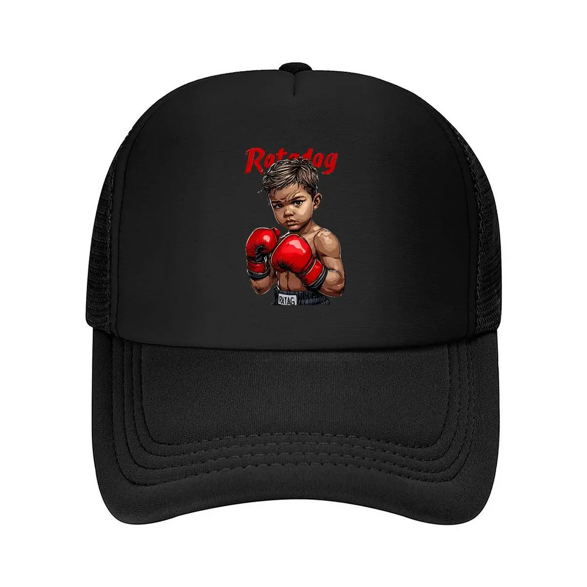 Boxer Ratdog Graphic 2026 Mesh Baseball Cap Dad Hat Hip Hop Snapback Cap