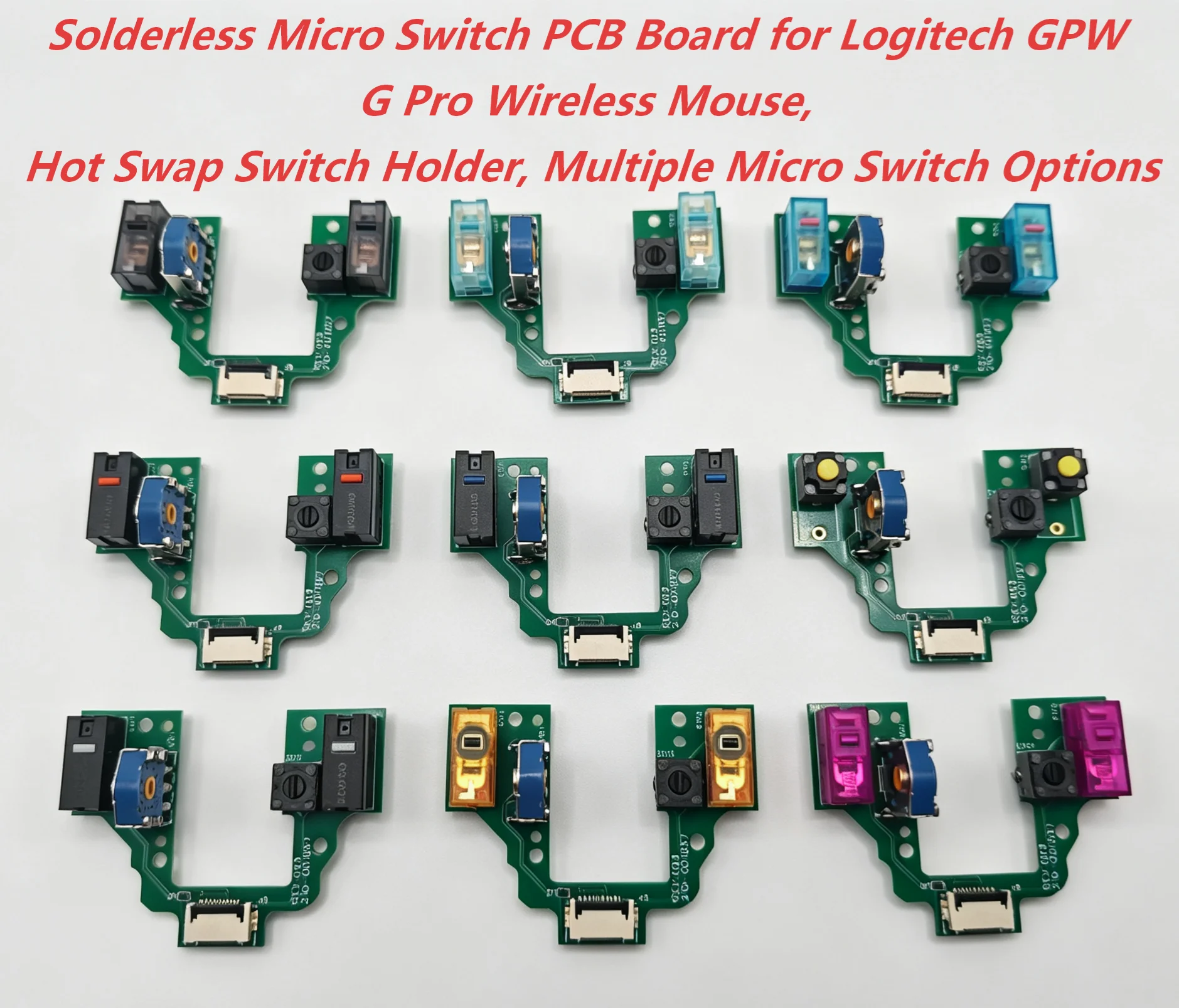Latest for Logitech GPW1 Wireless Mouse and Mouse Maintenance Welding-Free Assembly GPRO WIRELESS Specialized