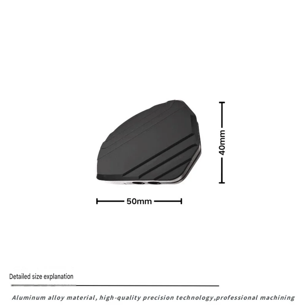 For NS150LA Enlarged Widened Aluminum Side Stand Pad, Anti-slip Support Block Stable Parking Modified Scooter Accessories