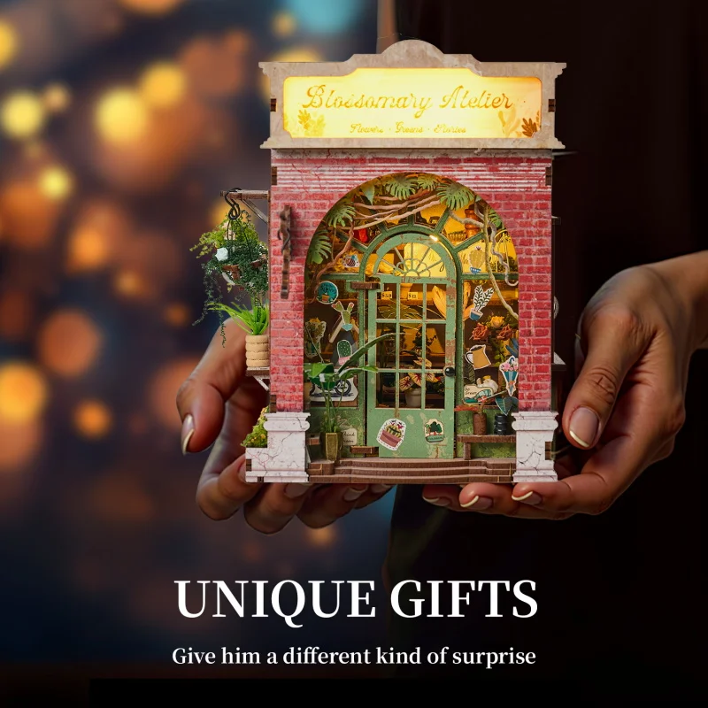 

DIY Wooden Miniature Building Kits Doll Houses With Furniture 3D Puzzle Assembling Room Models Toys Home Bedroom Decor Dollhouse