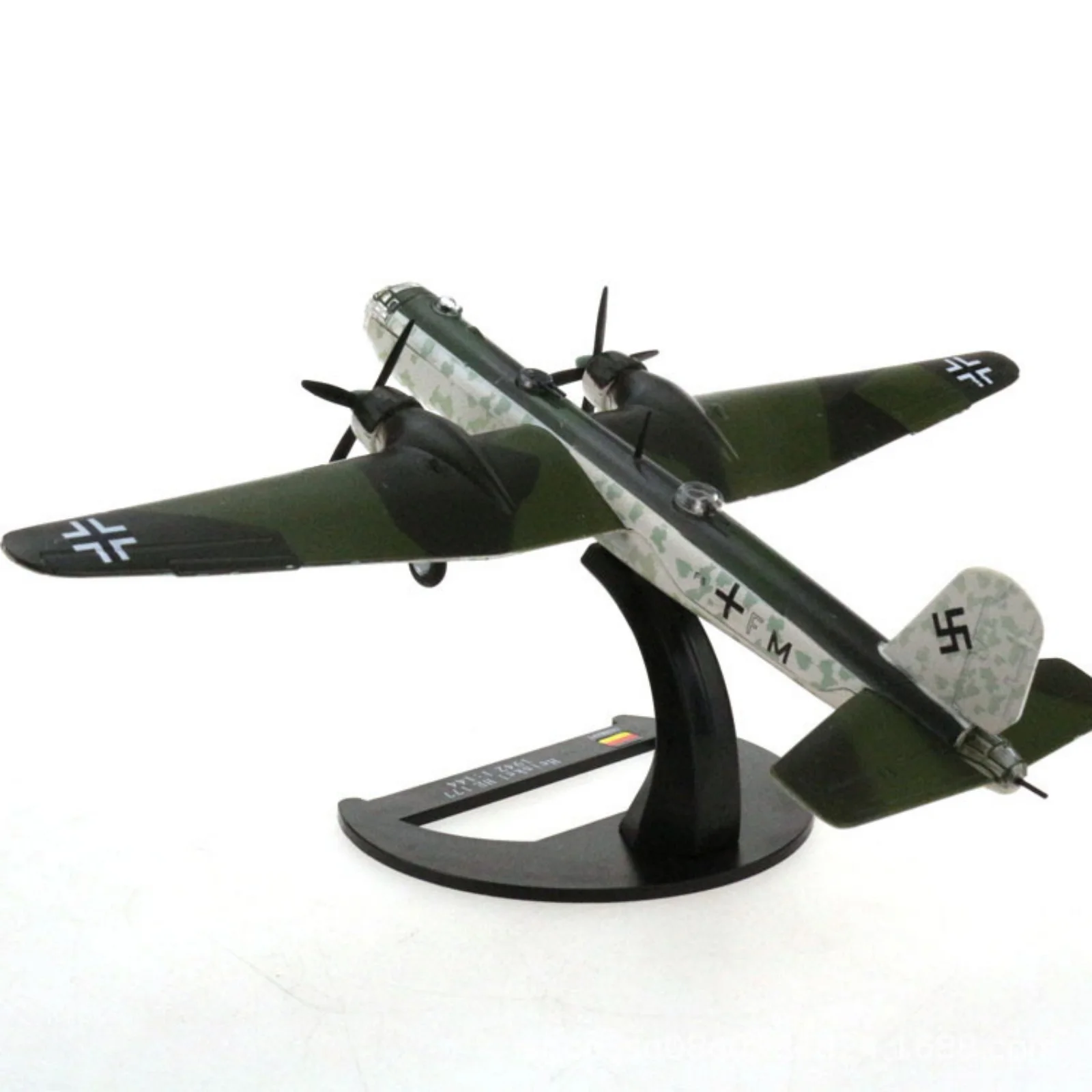 

1/144 сплав, Вторая мировая война, Германия, Heinkel He 177, модель самолета, игрушка-аттака, восстановление литых самолетов для коллекции украшений