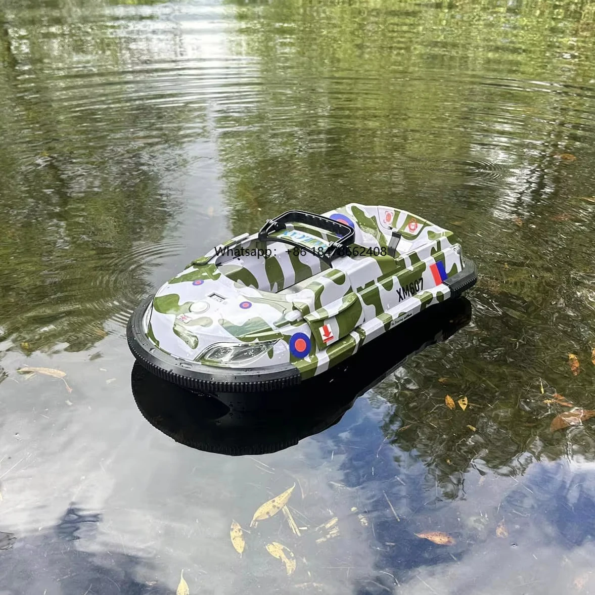 

Vulcan GPS Bait Boat Fishing Equipment Pulley 3kg Loading Bait Boat Carp Fishing 500m Bait Boat GPS System