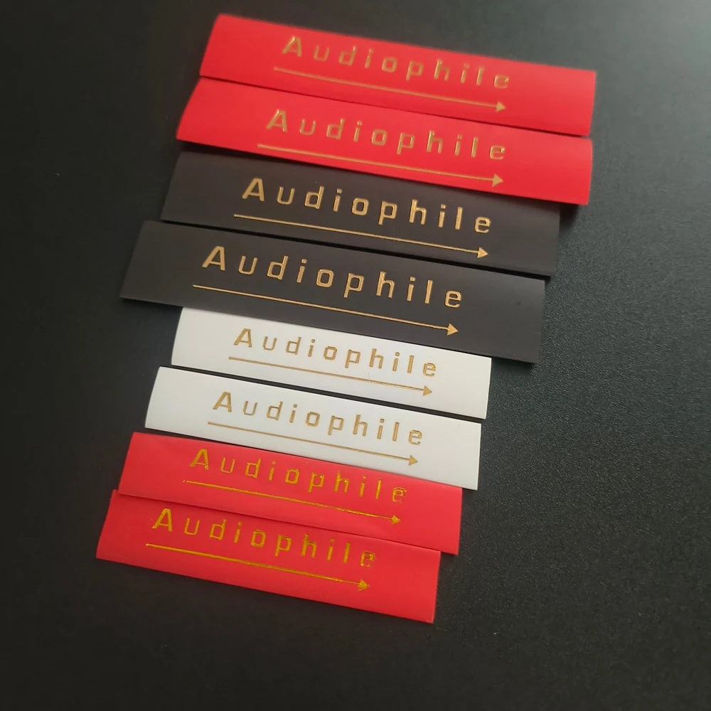 Hifi 8 Stück/50 Stück Audio-Lautsprecher RCA/XLR-Kabel Polyolefin Sortierte Schrumpfschläuche Isolierte Kabelummantelung 13MM/8MM – Detail 2