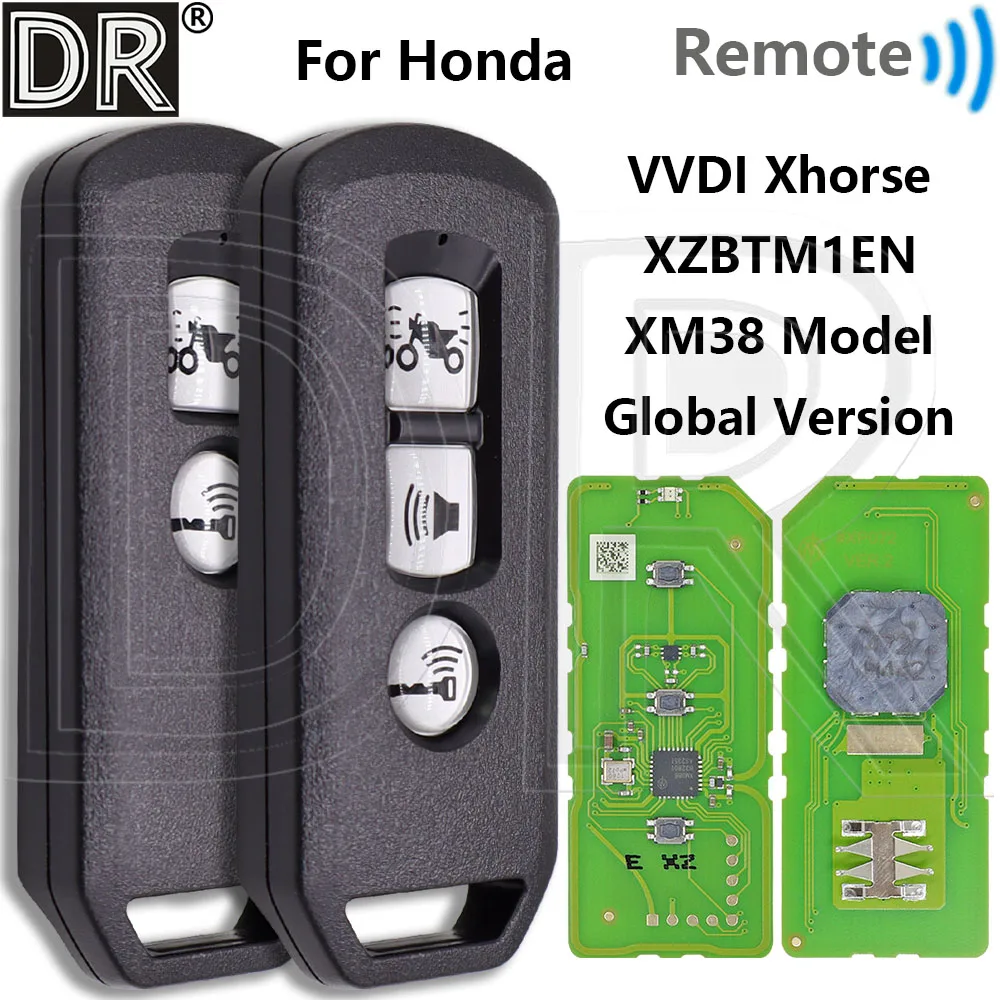 Great Xhorse VVDI Global Version XZBTM1EN Universal Remote Key For Honda Motorcycle ADV SH Forza K01 K12 K59 K2C K77 K97 DOR