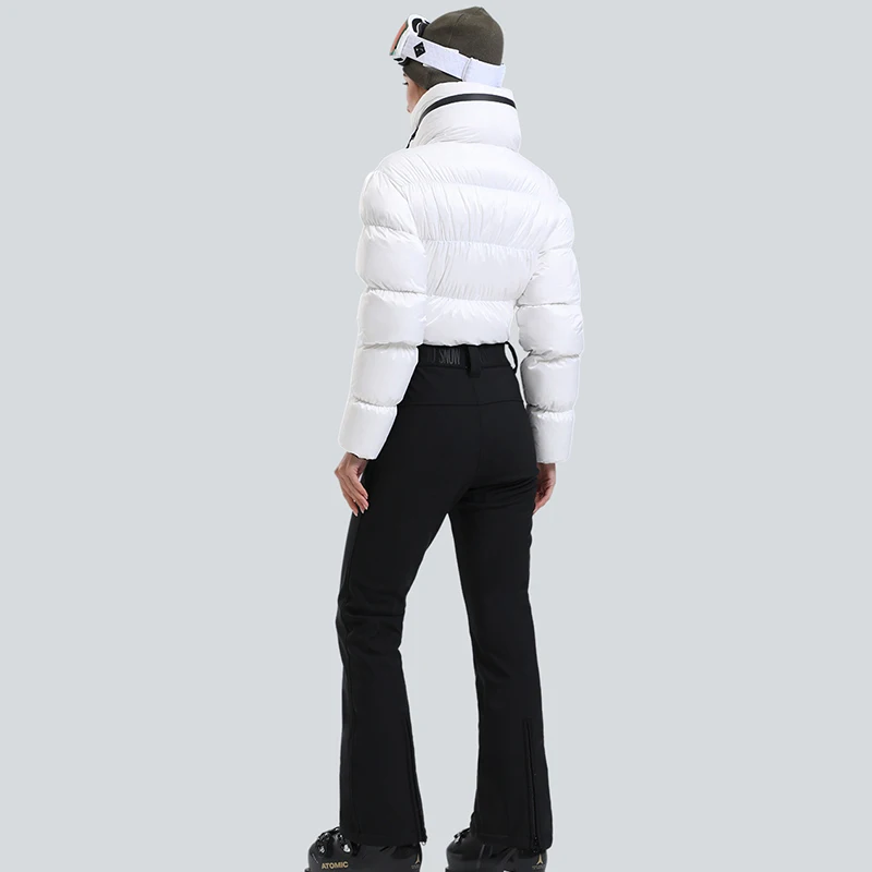 Winter Warm Women One Piece Snowsuit Outdoor Sport Mountain Woman Skiing Jumpsuit Hiking Waterproof Female Snowboard Overalls