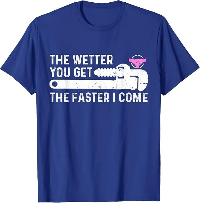 Das Wetter, das du bekommst, lustiges Klempner-T-Shirt, professionelles Klempner-T-Shirt, Y2k Herrenmode, Running Joke Saying Tee, Persönlichkeits-Oberteil mit Schriftzug – Detail 9