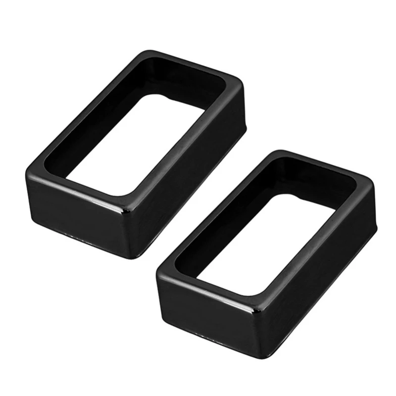 2 Pcs Electric Guitar Open Style Humbucker Pickup Cover Frame Replacement Humbucker Pickup Mounting Ring Easy to Use 24BD