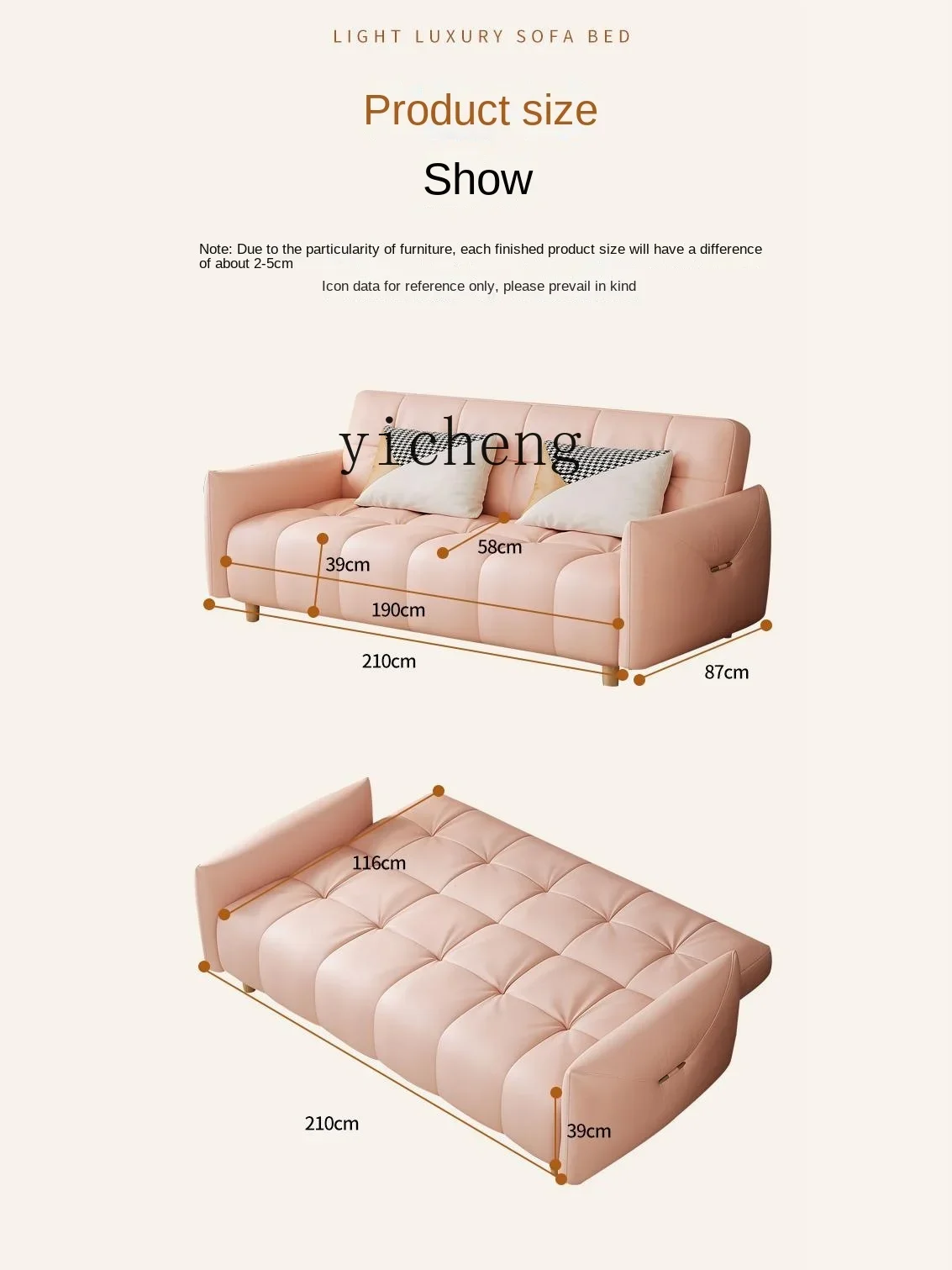 v1 sofa bed folding dual-purpose double single multi-function foldable sofa bed