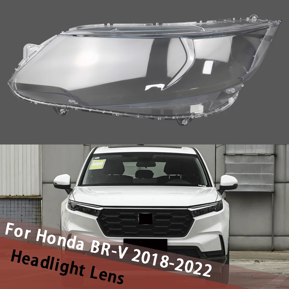 

For Honda BR-V 2018-2022 Car Headlight Cover Housing Lamp Headlamp Shell Lens Caps Plexiglass Replace Lampshade Lampcover