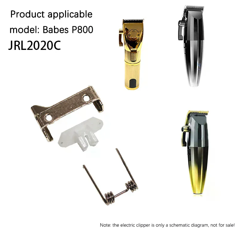 Hair Clipper Electric Push Scissors Replacement Accessories with Spring for Jrl2020c/p800 Clipper Accessories