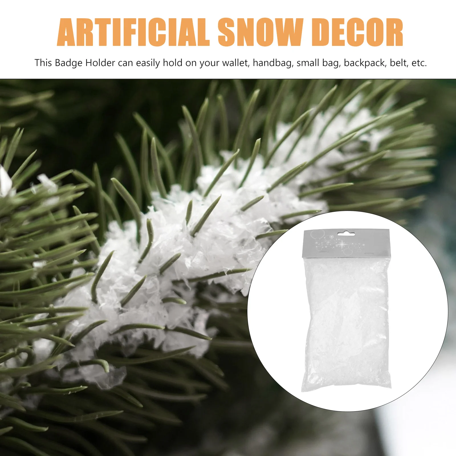 

Festive Artificial Snow Powder for Party Scene Prop Perfect for Science Activities and Crafts Artificial Snow Decor