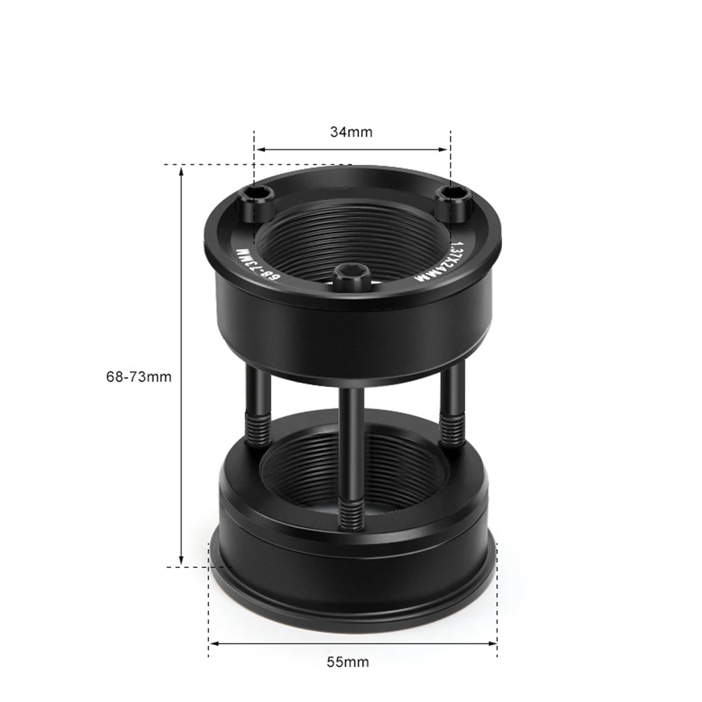 

AB31 Bicycle Bottom Bracket Conversion Kit for BB 68/73mm Adaptor Bike Crankset Part Bicycle Five-Way Bottom Bracket