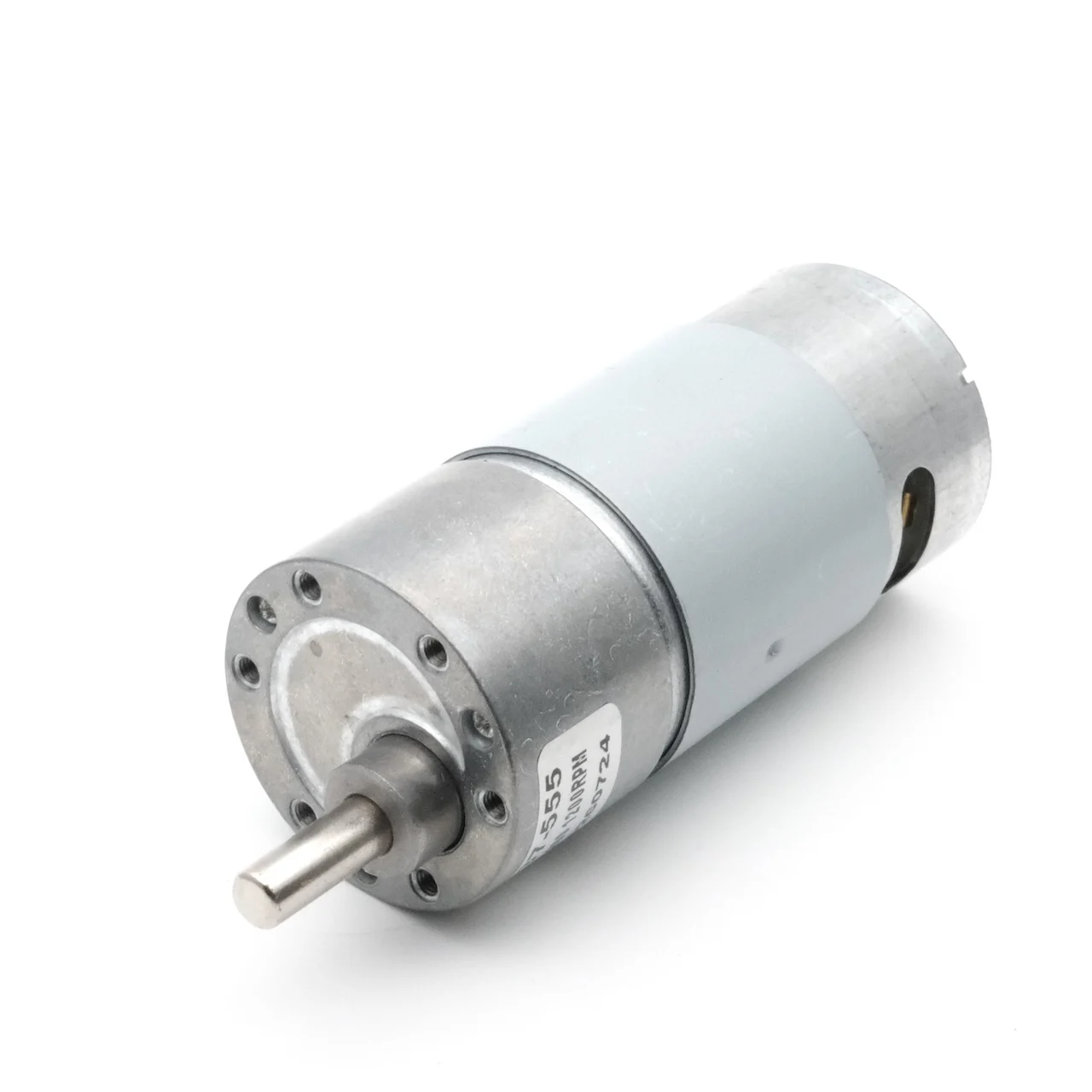Moteur à engrenages CC 37GB-550/555 6V 12V 24V, engrenages entièrement métalliques, faible vitesse 2RPM-1800RPM, pour voiture d'équilibre intelligente et ascenseur