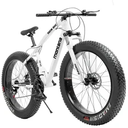 Factory Price Fat Bicycle Disc Brake for 26 Inch 4.0 Fat Tyre Bicycle 21 Speed Fat Bike Bicycle For Snow And Beach