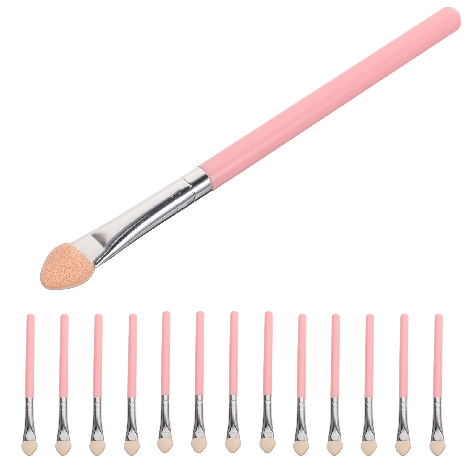20Pcs Eyeshadow Applicators Makeup Brushes Soft Latex Sponge Tip Compact Tool for Precise Eye Makeup Liploss Brush