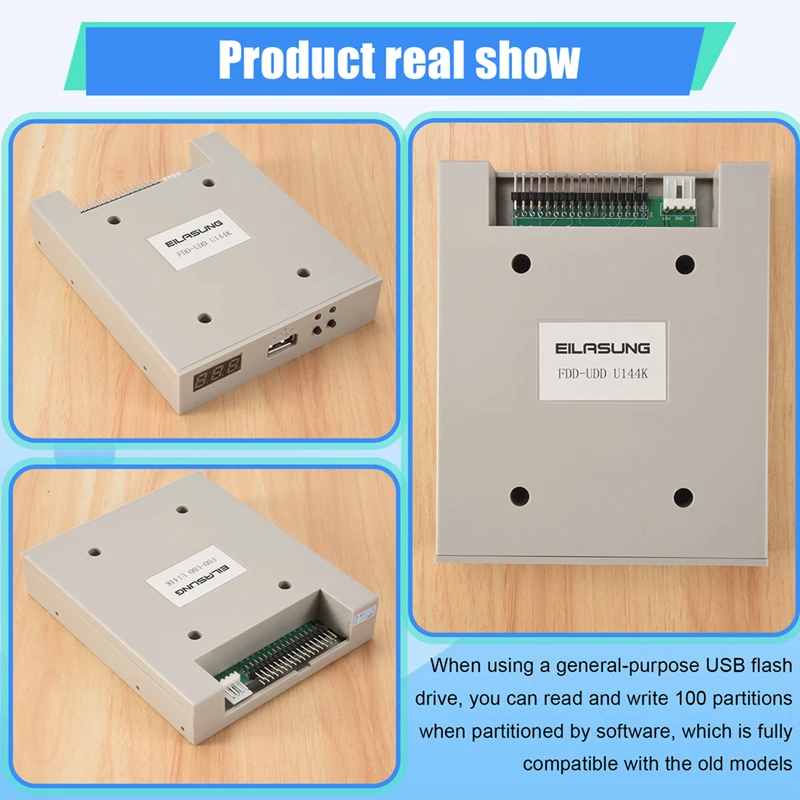 EILASUNG FDD-UDD U144K 1.44MB USB SSD Floppy Drive Emulator For Industrial Controllers For Computers Data Machine Tools