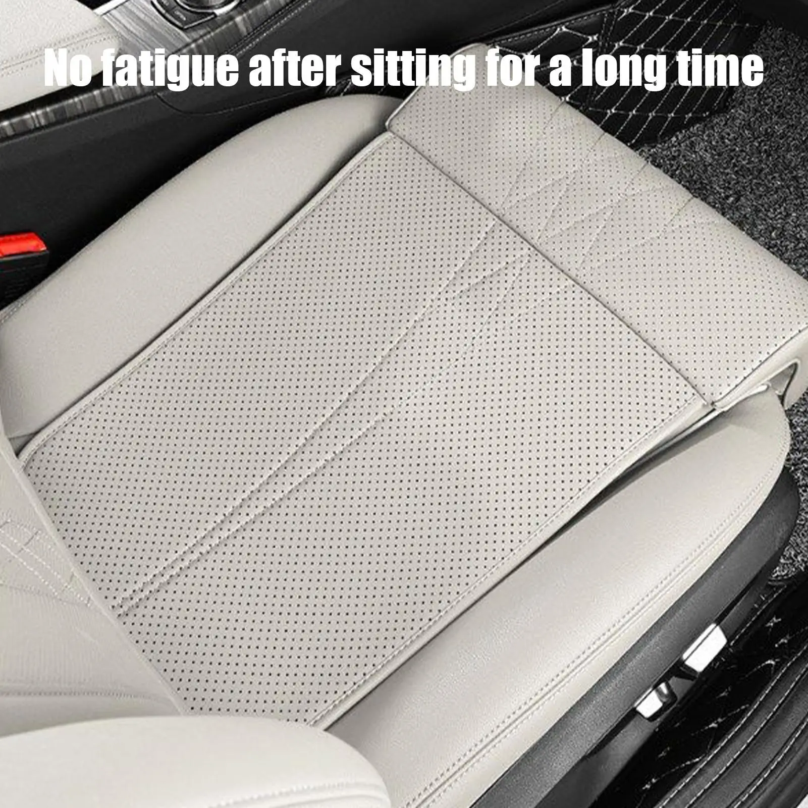 Driver Car Seat Extender Car Driving Protector Mat leather Leg Support Lengthen Cushion Long Distance  Memory Foam Knee Pad