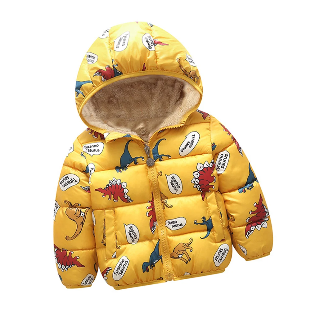 Casacos acolchoados de algodão infantil, casaco com zíper, roupas quentes para meninas, criança, inverno