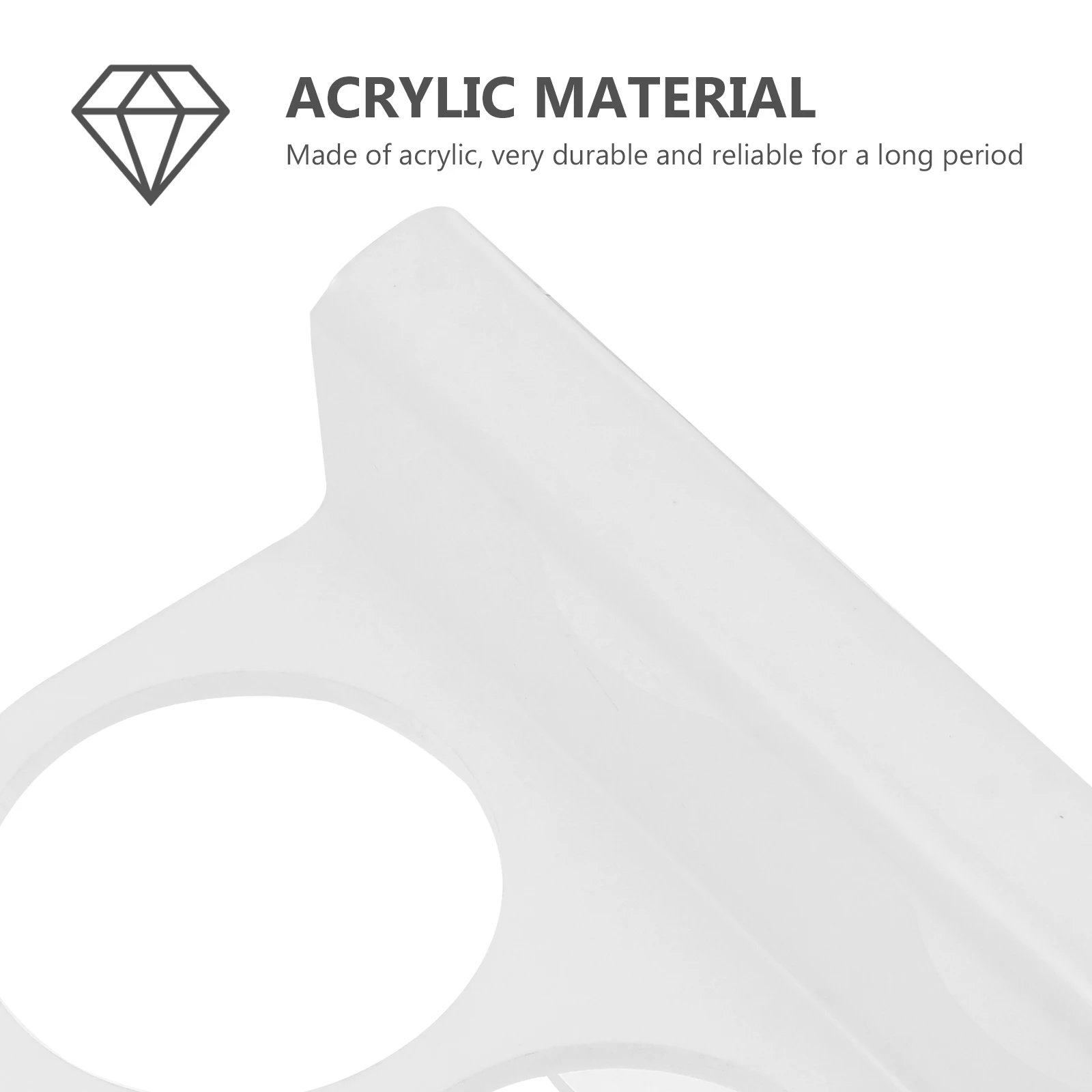 

Acrylic Filter Bag Holder 95mm Double Holes White Easy Clean Aquarium Fish Tank Supplies Sock Rack Pet Accessories