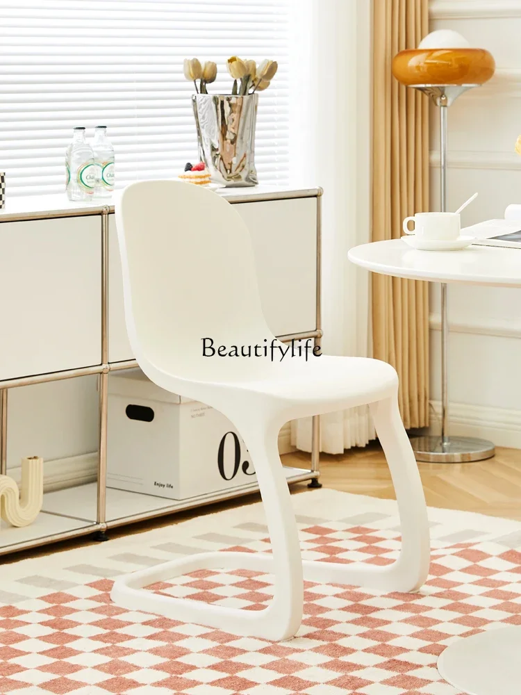 Creative Nordic Modern Simple Household Backrest Thickened Dining Chair Milk Tea Shop Coffee Chair