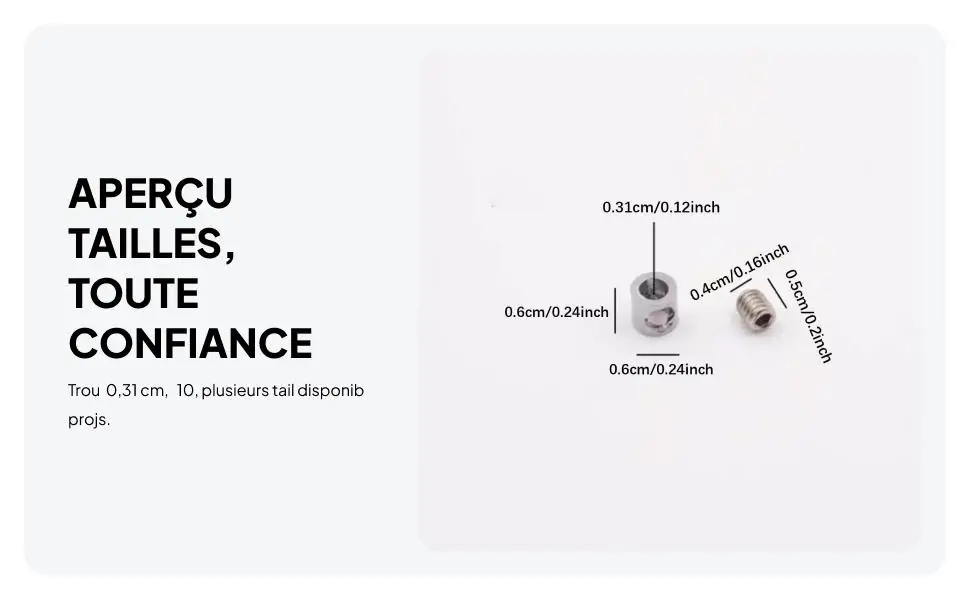 Wire Rope Clips Set Accessories for Fixing Shades, Fences Sturdy Easily Install