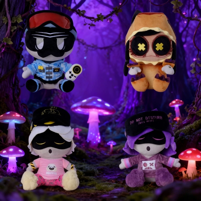 

In Stock Murder Drones Uzi 30cm Plush Toy Cute Inorganic Killer Soft Stuffed Doll Anime Collect Decor Boys Girls & Md Fans Gifts