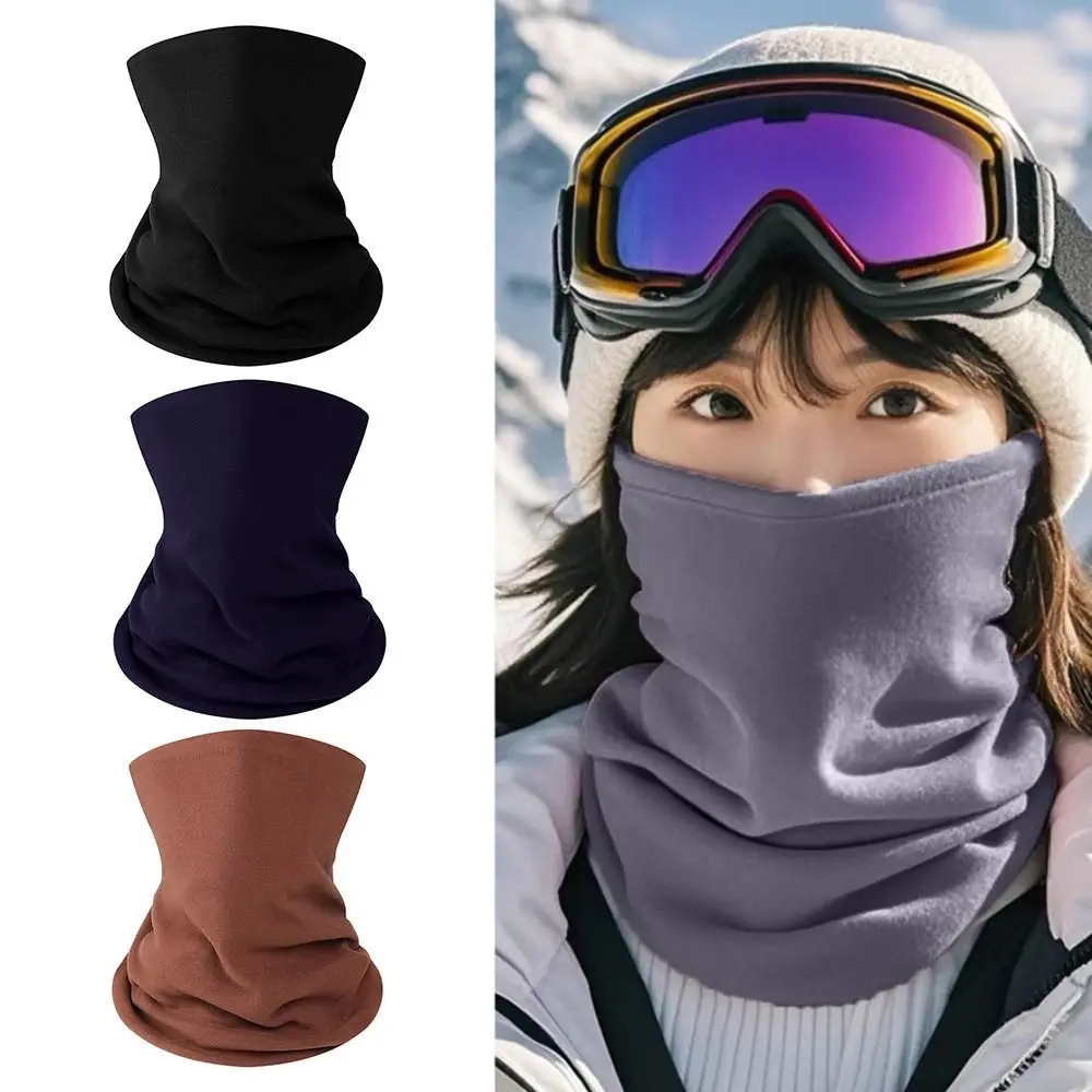 Bib Thermal Neck Warmer Thickened Neck Cover Winter Scarves Windproof Coldproof Bicycle Cycling Ski Face Cover