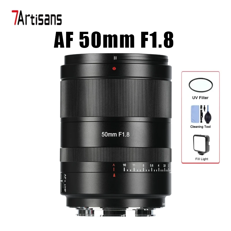 

7artisans AF 50mm F1.8 Full-Frame Large Aperture Prime Lens For Sony A7M4 R5 / Nikon Z6 Z7 / L-Mount