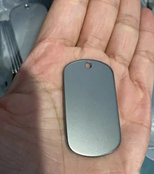 New Arrival Pure Titanium Dog Tag , Necklace Pendant