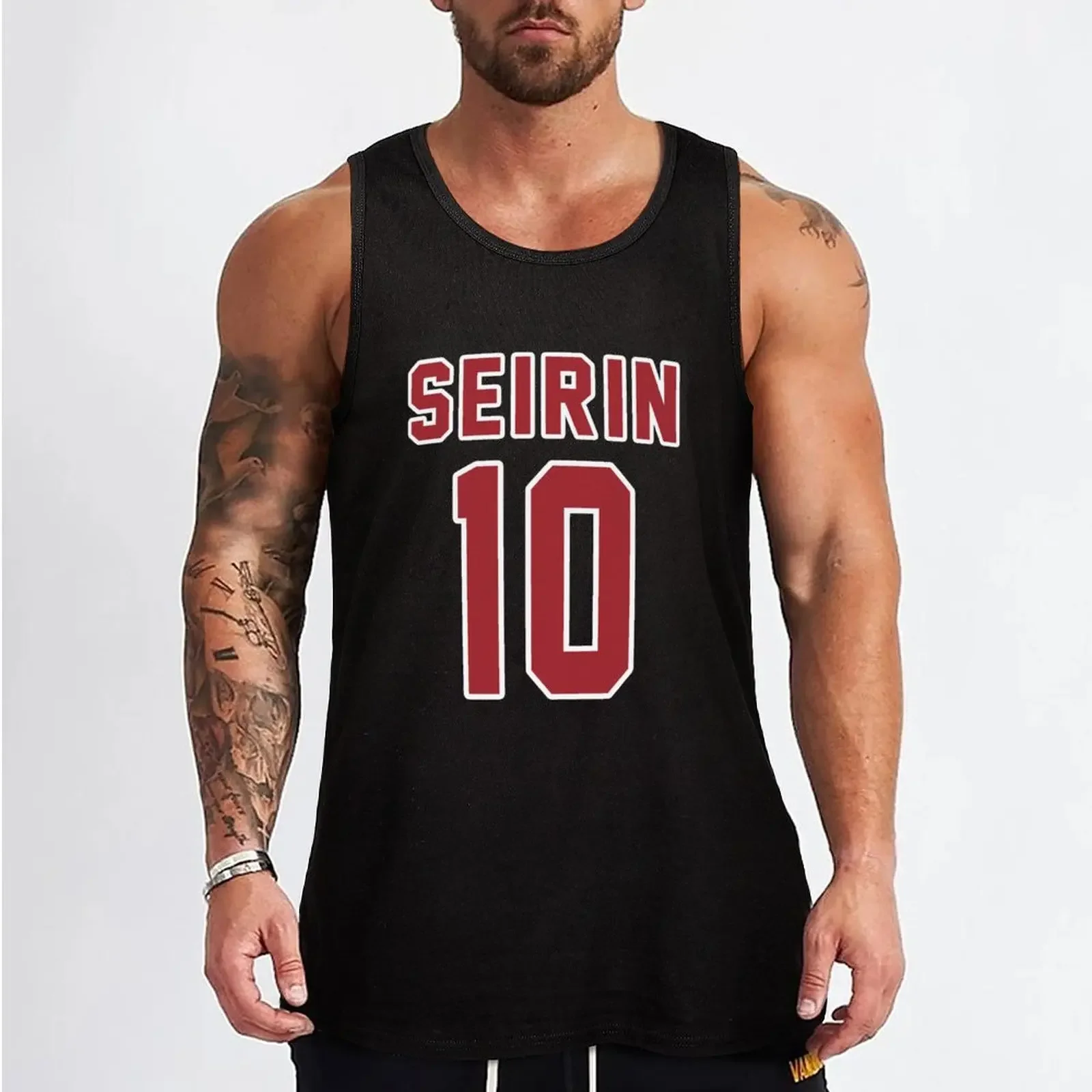 New SEIRIN 10 Taiga Kagami (Away) Tank Top Men's gym articles clothes for men summer