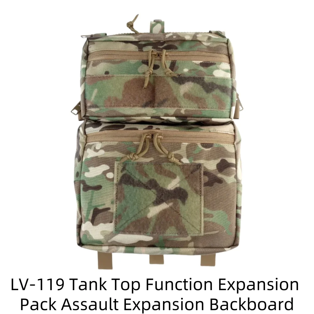 

Outdoor LV119 Vest Plate Carrier Backpack Assault Back Panel Core for Mag/Map/Water Storage Large Pouch Hunting Airsoft Gear