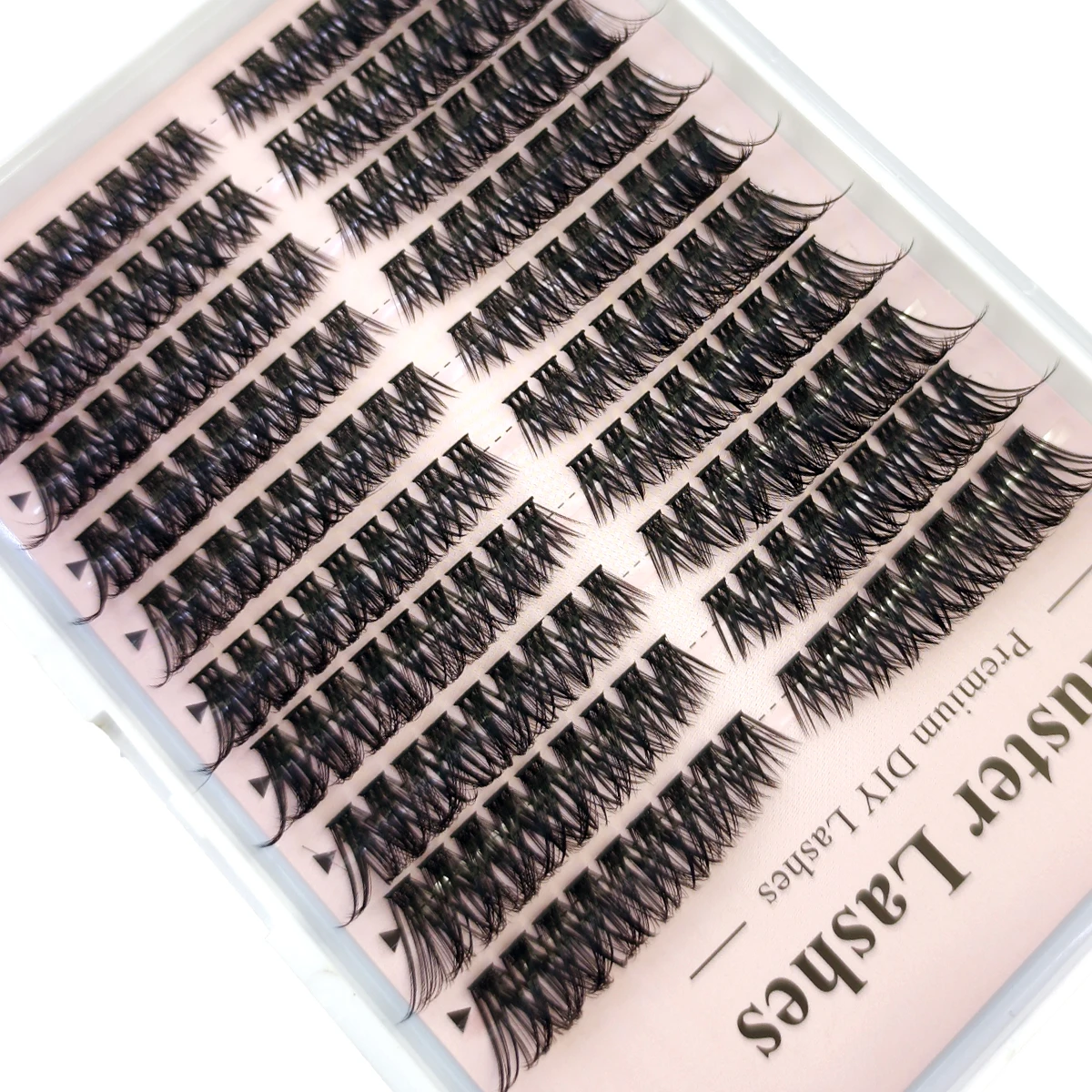 60-reihiges DIY-Wimpernverlängerungs-Set, Cluster, individuelles Wimpern-Set, Mix-Stile, 10–18 mm, mit Bindung und Dichtung, Augen-Make-up-Werkzeug – Detail 26