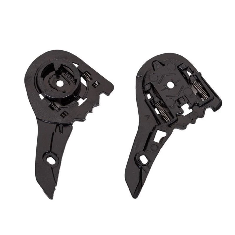 

31BC Pair Face Shield Visors Base Motorcycle Helmets Visors Gear Base Plate for FF300 FF358 FF396 FF385 Replacement Part